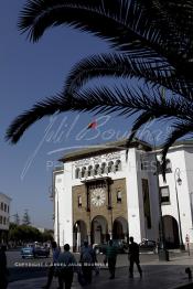 Image du Maroc Professionnelle de  Ancienne Grande Poste du Boulevard Mohammed V à Rabat, Jeudi 6 Octobre 2011. (Photo / Abdeljalil Bounhar)




